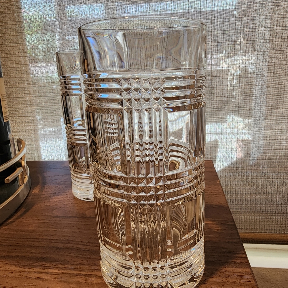Ralph Lauren Vintage Glen Plaid Highball Glasses (2)